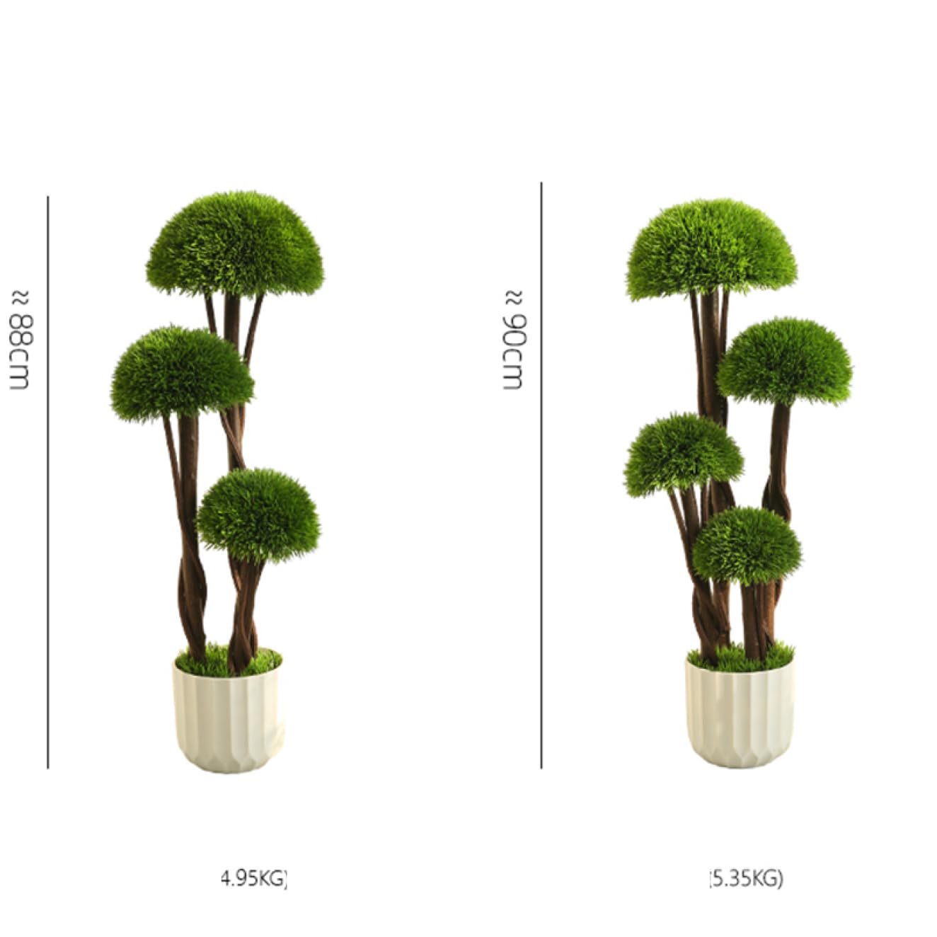 Amazon｜HGJH 人工観葉樹 大型 フェイクグリーン 観葉植物 フェイク